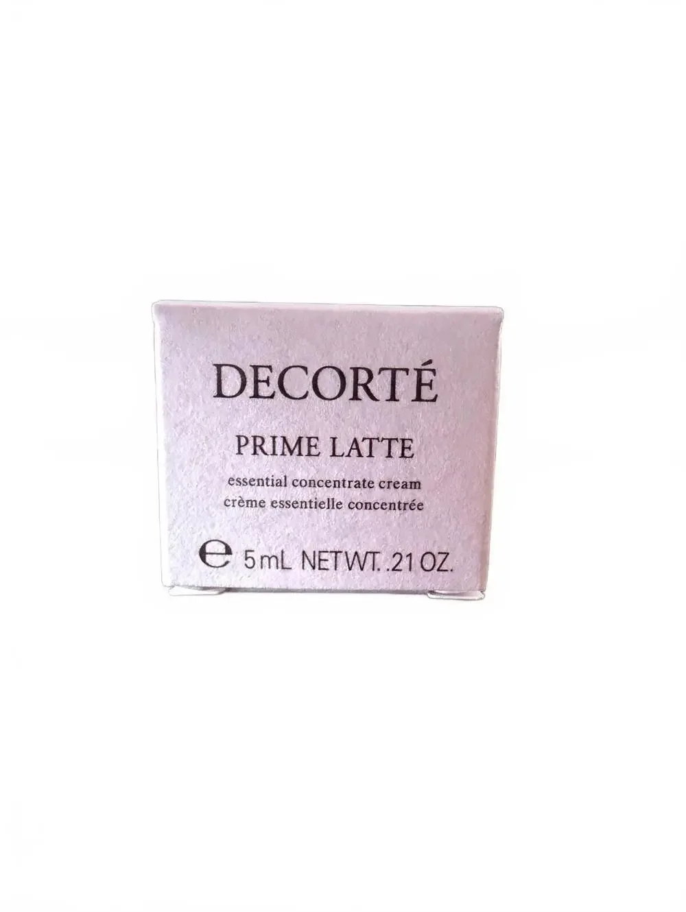 DECORTE Prime Latte Essential Concentrate Cream 5mL Mini NEW